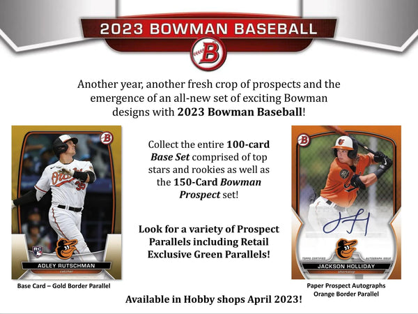 2023 Bowman Baseball 6-Pack Blaster Box