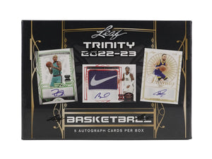 2022-23 Leaf Trinity Basketball Hobby Box