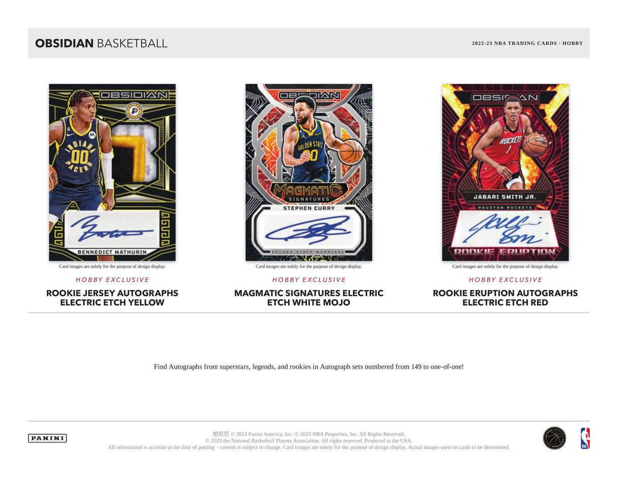 2022-23 Panini Obsidian Basketball Hobby Box