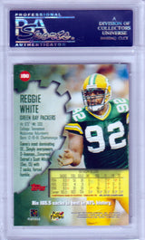 REGGIE WHITE 1997 Topps Stadium Club #100 PSA 10 GEM MINT - PACKERS