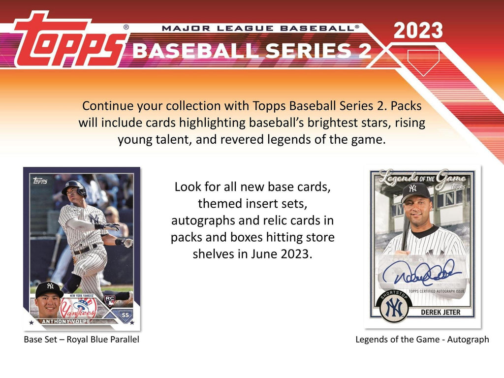 2023 Topps Series 1 Baseball 7-Pack Blaster Box (Commemorative