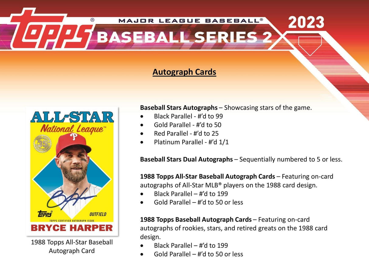 2023 Topps Series 2 Baseball Blaster Box (Commemorative Relic Card!)