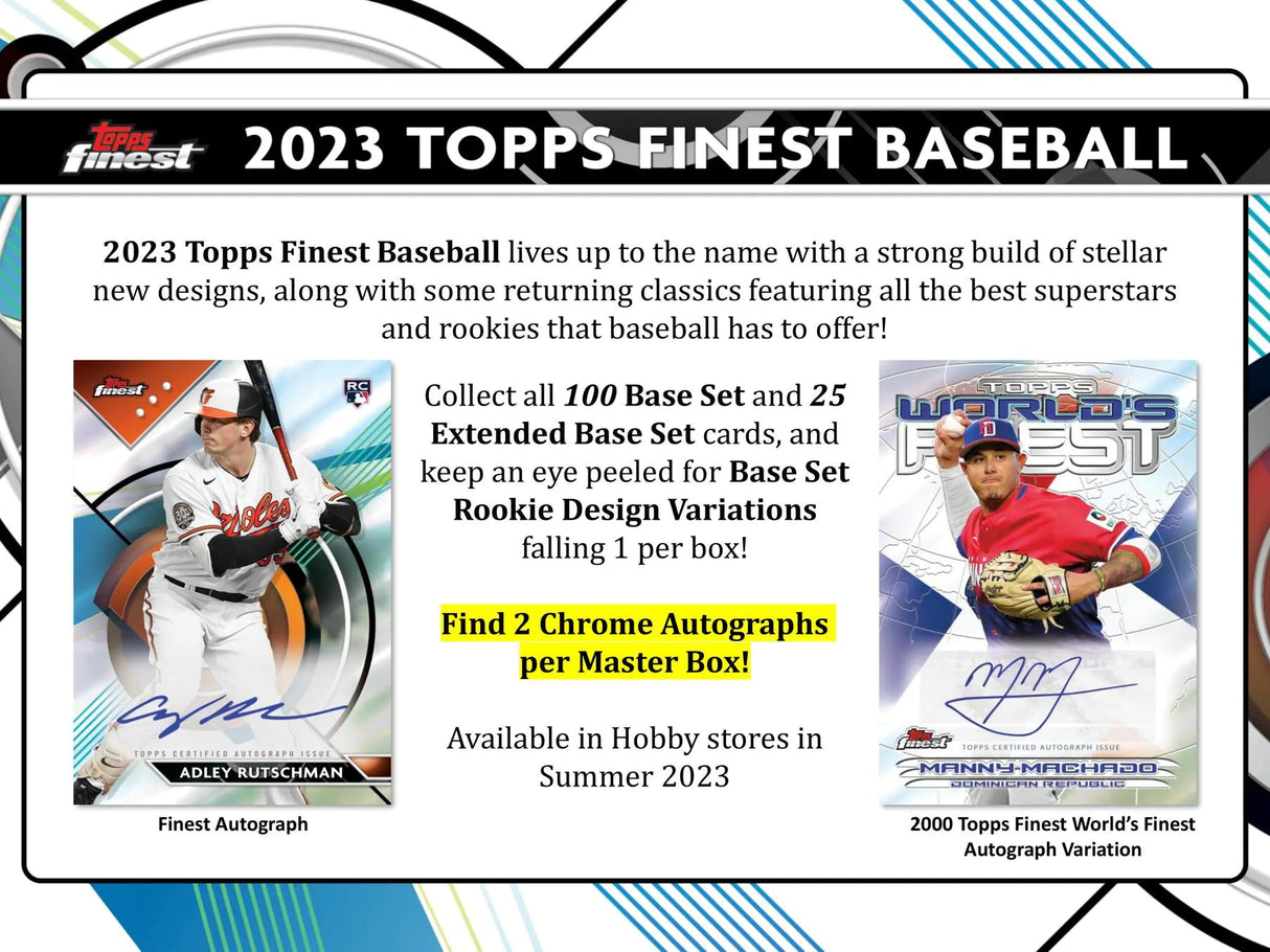 2023 Topps Finest Baseball Hobby Box