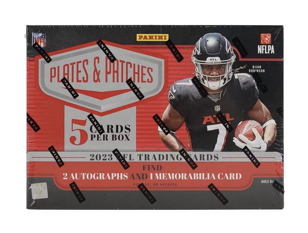 2023 Panini Plates and Patches Football Hobby Box
