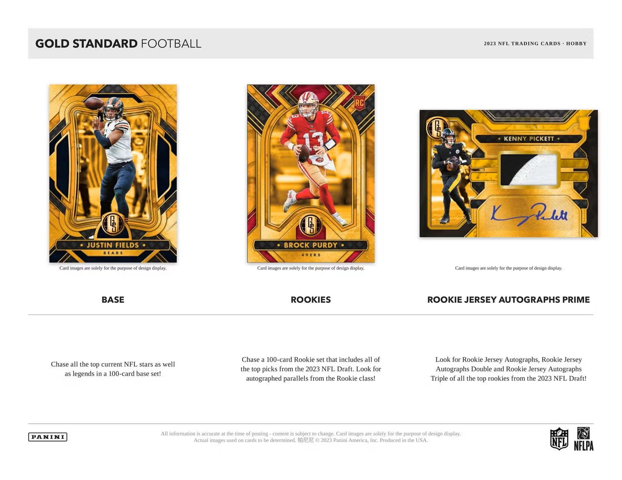 2023 Panini Gold Standard Football Hobby Box