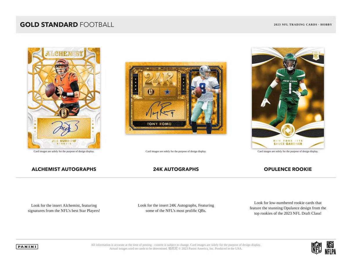 2023 Panini Gold Standard Football Hobby Box