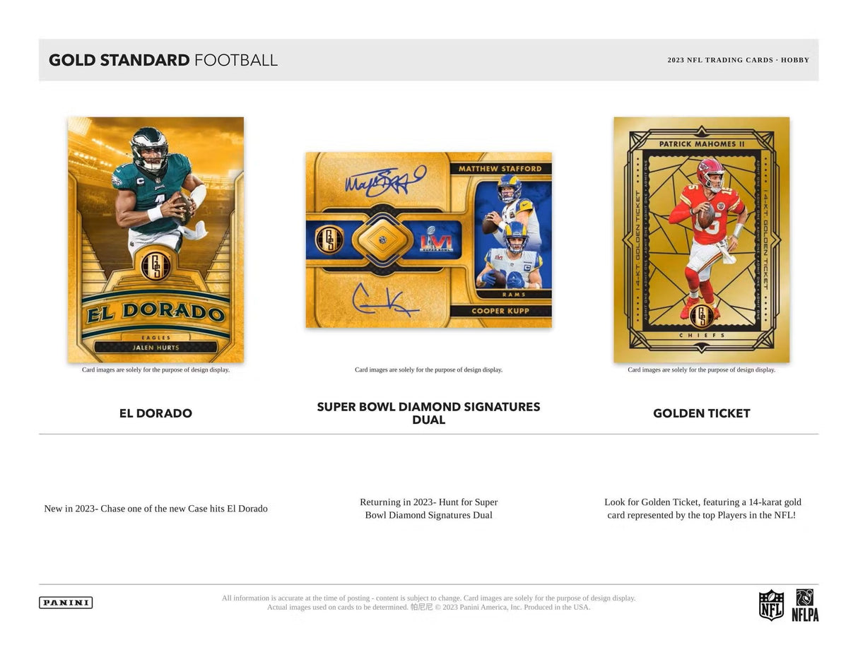 2023 Panini Gold Standard Football Hobby Box