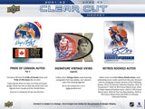 2022/23 Upper Deck Clear Cut Hockey Hobby Box