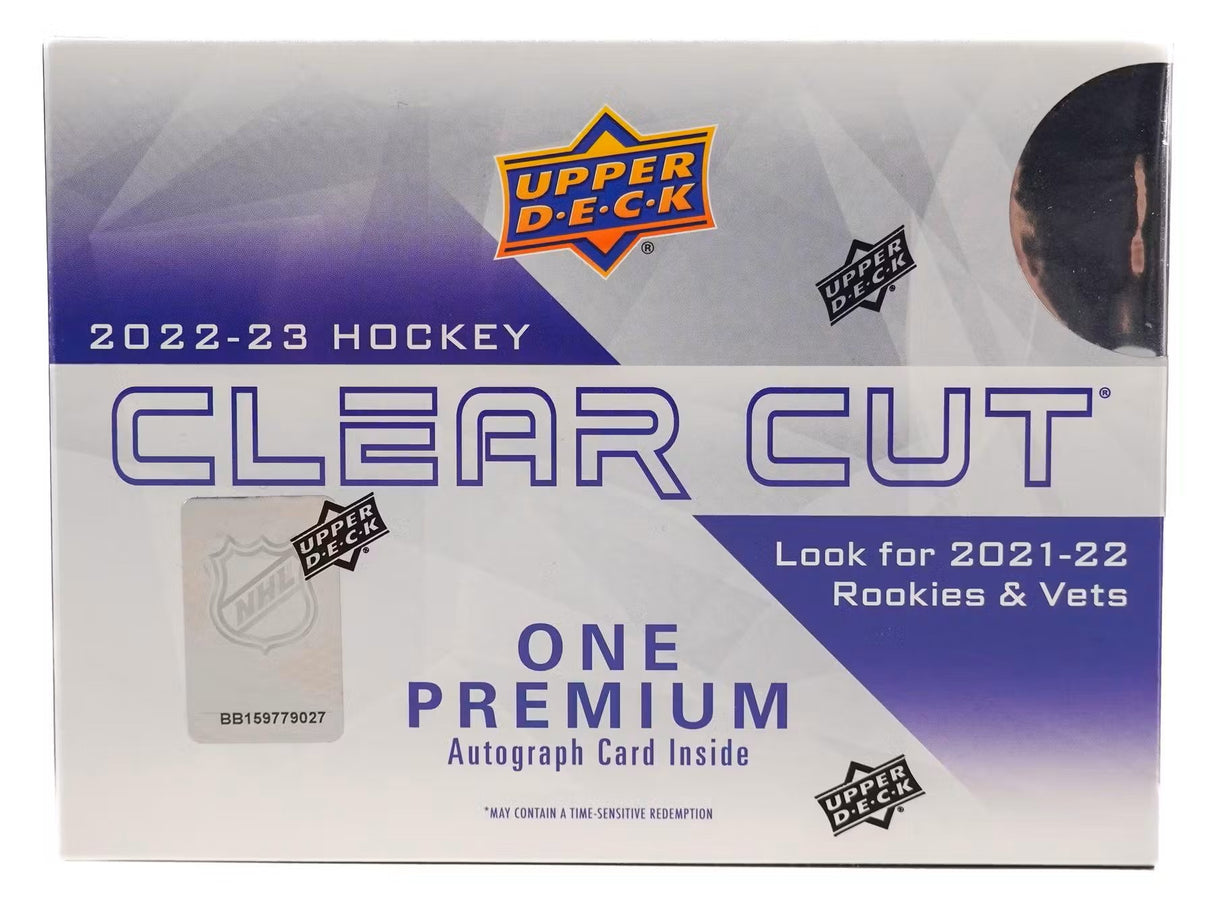 2022/23 Upper Deck Clear Cut Hockey Hobby Box