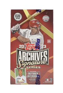 2023 Topps Archives Signature Series Retired Player Edition Baseball Hobby Box