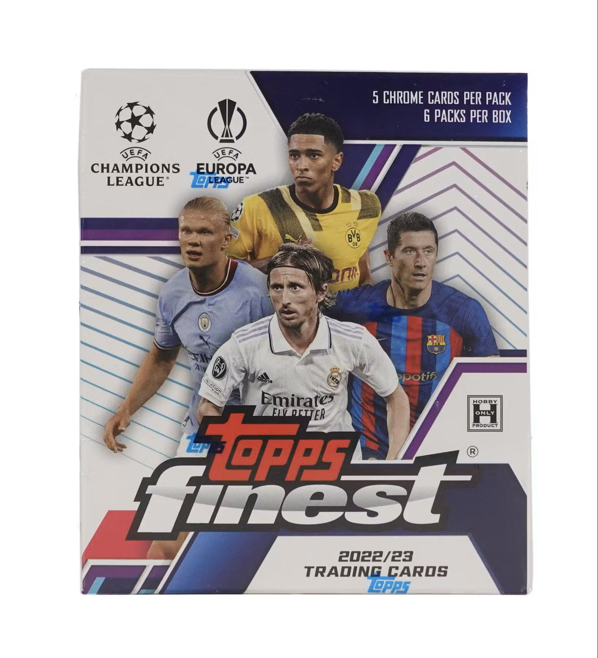 2022-23 Topps Finest UEFA Club Competitions Soccer Hobby Box