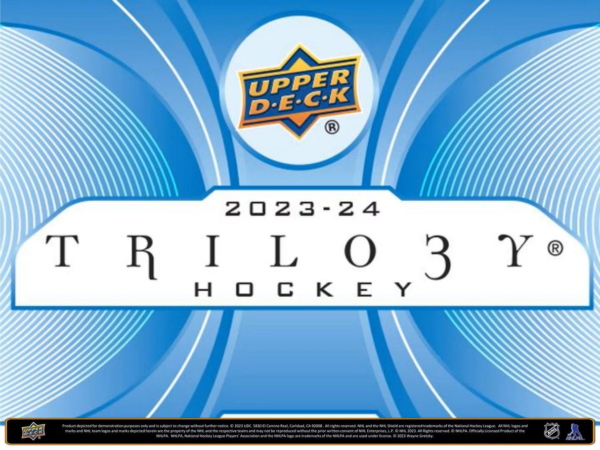 2023-24 Upper Deck Trilogy Hockey Hobby Box