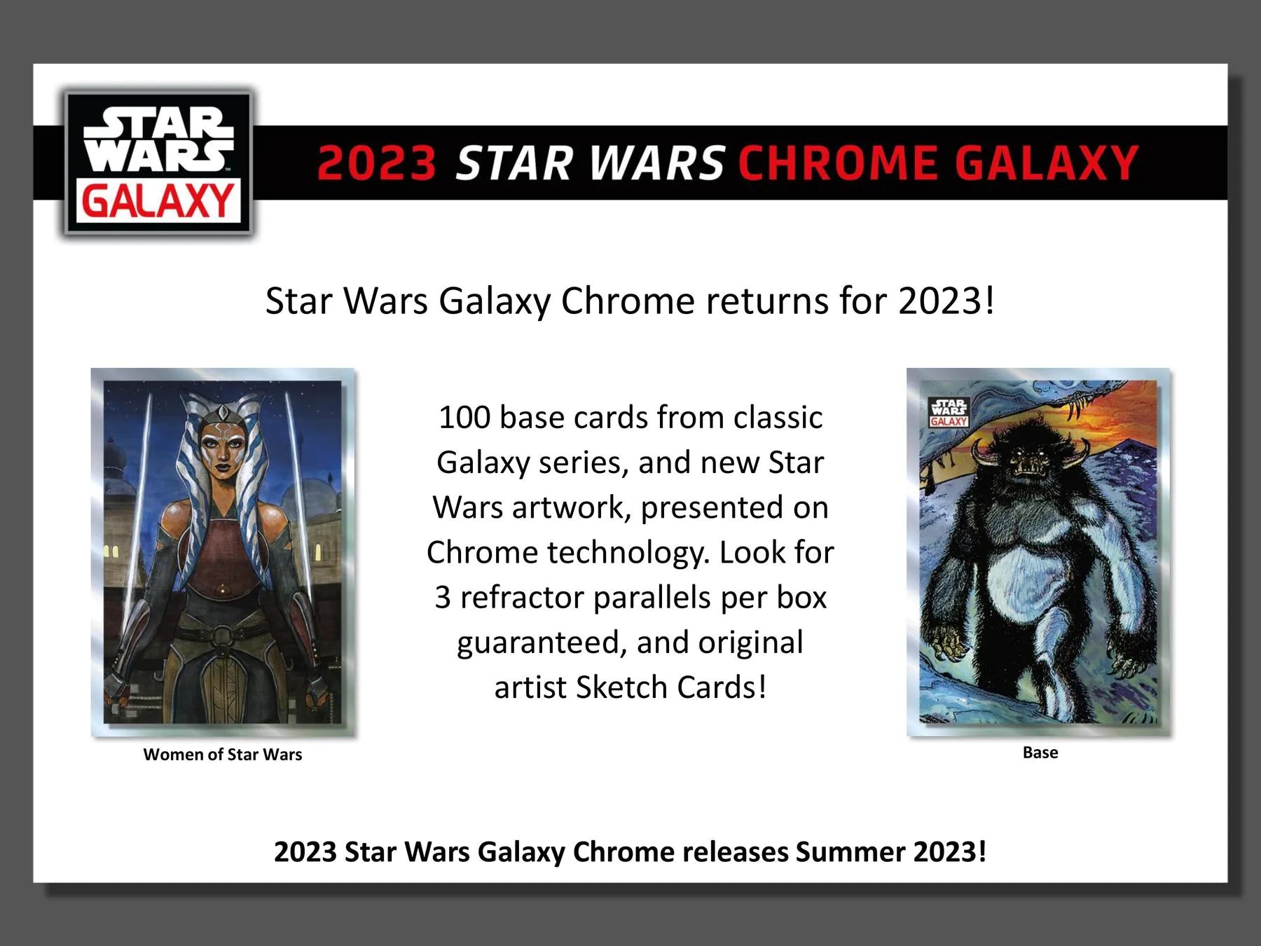 Star Wars Chrome Galaxy Hobby Box (Topps 2023)