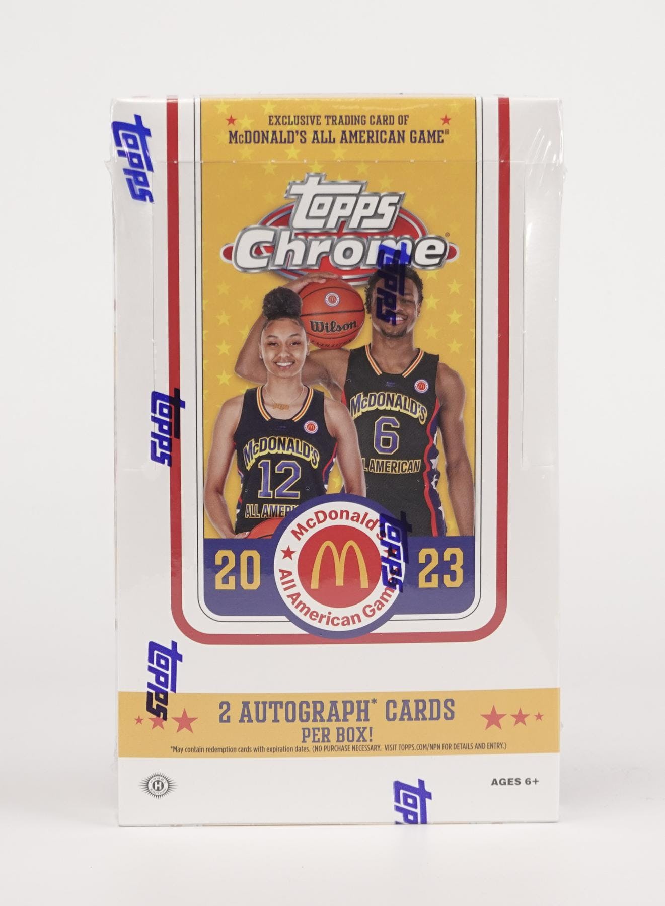 2023 Topps McDonald's All American Chrome Basketball Hobby Box