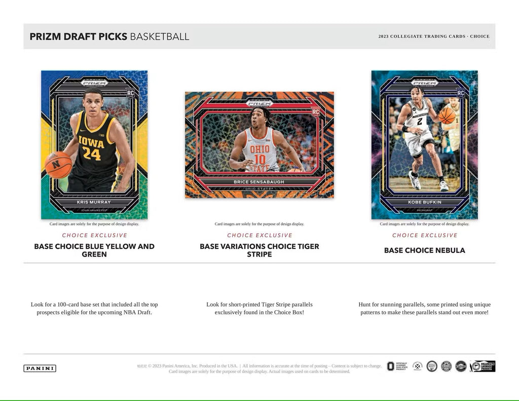 2023-24 Panini Prizm Draft Picks Basketball Hobby Box - Icons of Sport