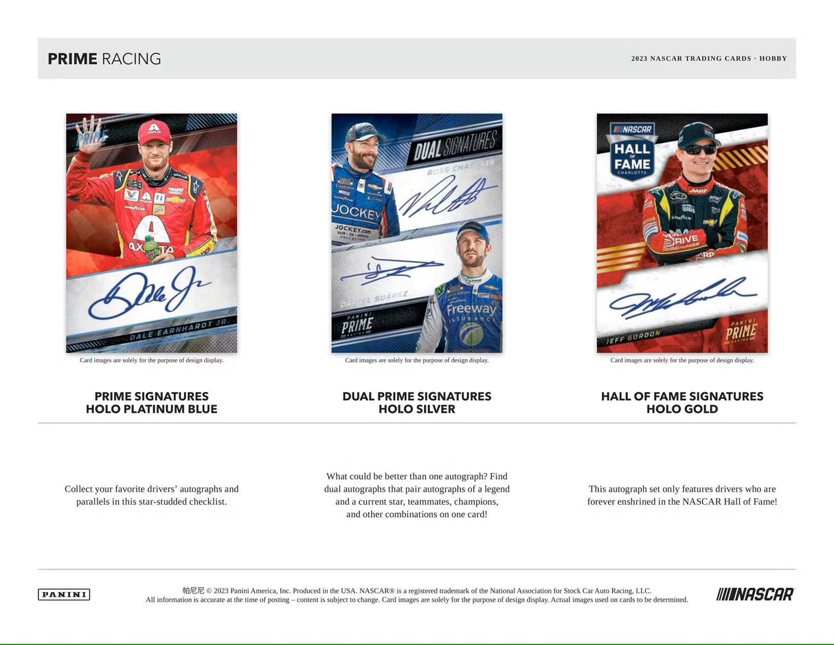 2023 Panini Prime Racing Hobby Box