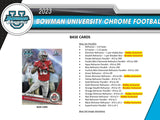 2023 Bowman Chrome University Football Breakers Delight