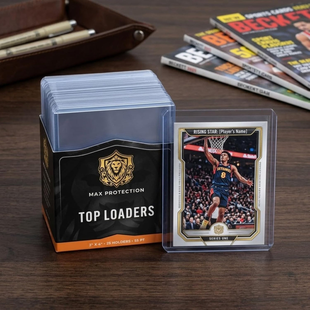 Max Protection 55pt Trading Card Toploaders 25ct pack - Columbia Sports Cards - image 4