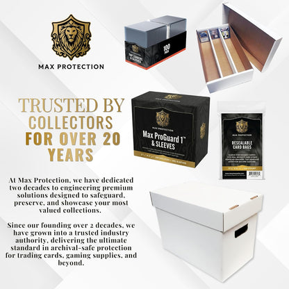 Max Protection Graded Card Sleeves (100 Count) – Resealable Slab Bags for PSA, SGC, BGS & CGC Graded Cards | Columbia Hobby - Sports Card Boxes - Toploaders - Card Savers.
