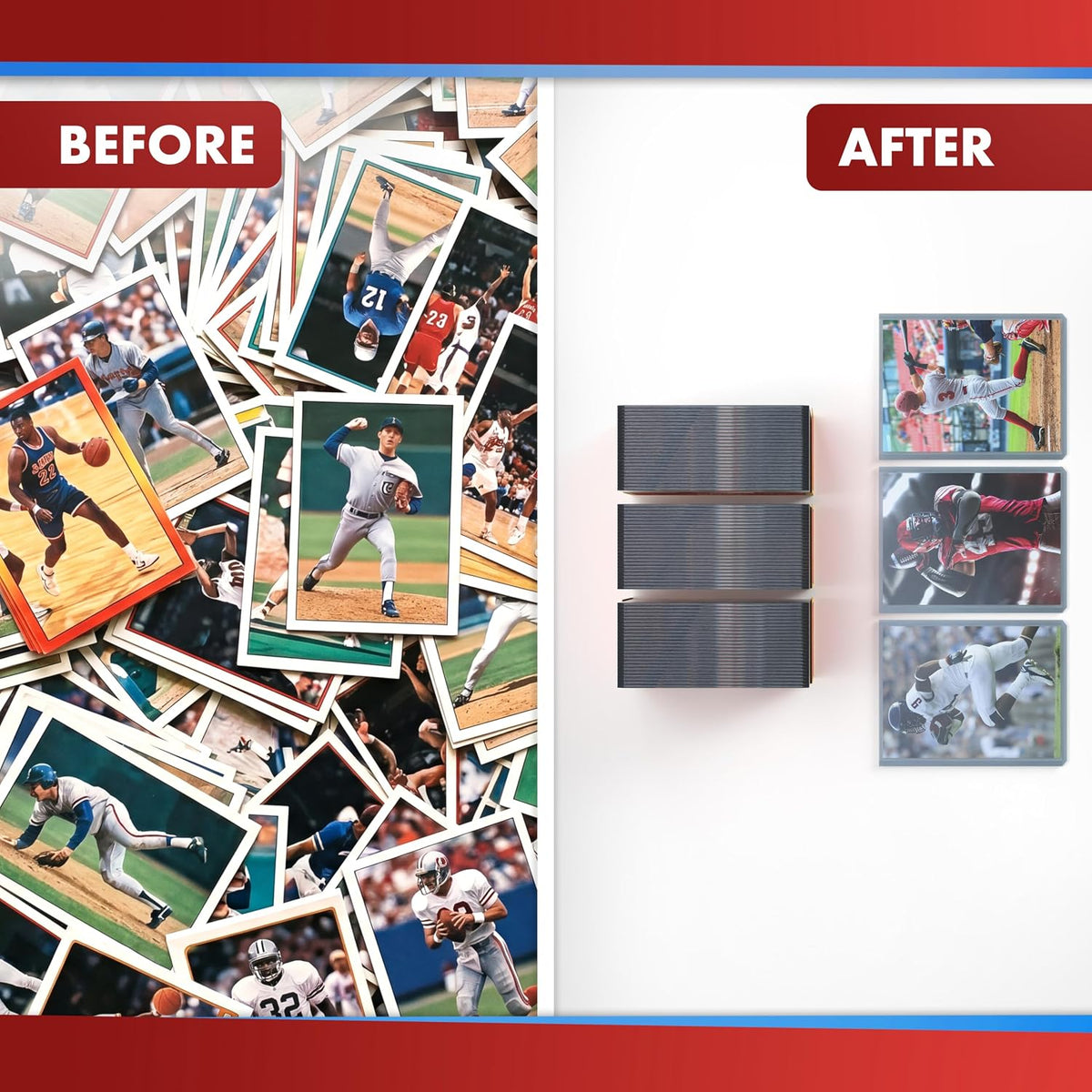 1000ct Case Cardboard Gold 35pt 3x4 Trading Card Toploaders - Columbia Sports Cards - image 5