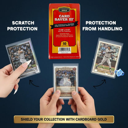 Cardboard Gold Card Saver 3 Semi-Rigid Holders - Columbia Sports Cards - image 4