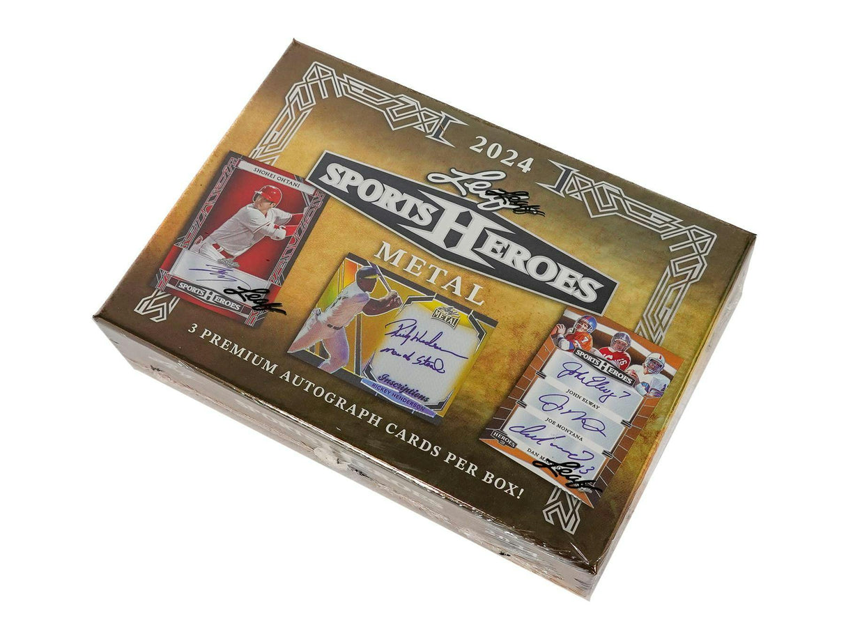 2024 Leaf Sports Heros Metal Columbia Hobby Sports Card Boxes