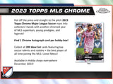 2023 Topps Chrome MLS Major League Soccer Hobby Box