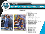 2023/24 Bowman University Chrome Basketball Hobby Box