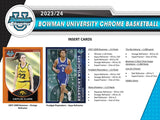 2023/24 Bowman University Chrome Basketball Hobby Box