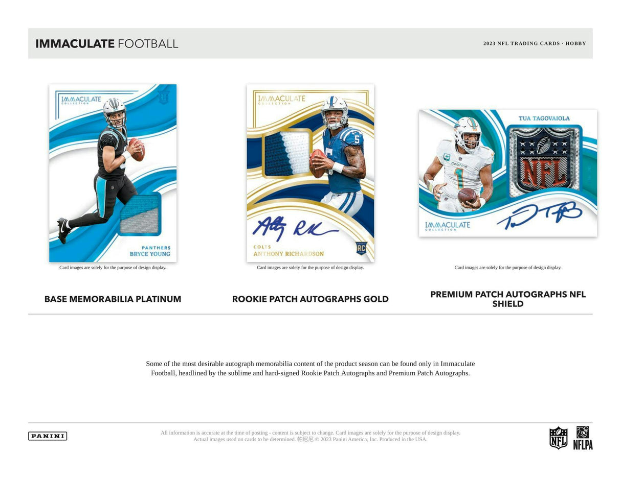 2023 Panini Immaculate Football Hobby Box