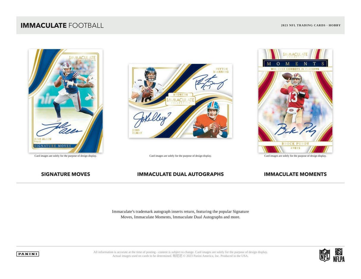 2023 Panini Immaculate Football Hobby Box