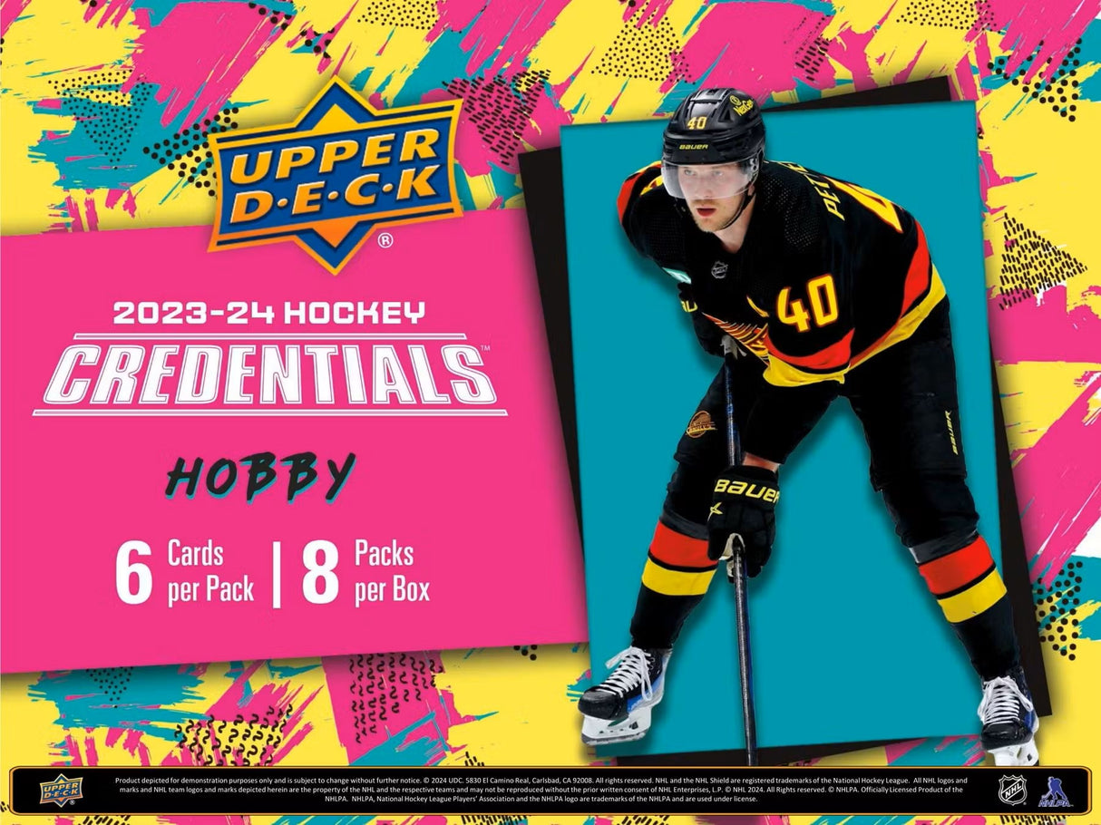 2023/24 Upper Deck Credentials Hockey Hobby Box