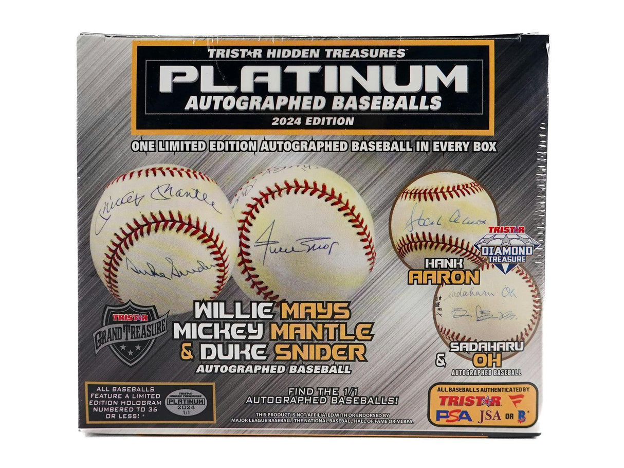 2024 Tristar Hidden Treasures Platinum Autographed Baseballs