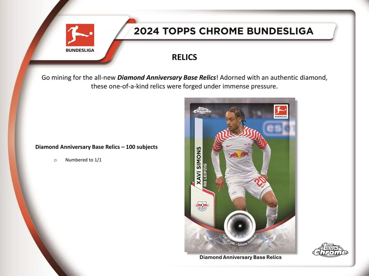 2023/24 Topps Chrome Bundesliga Soccer Hobby Box