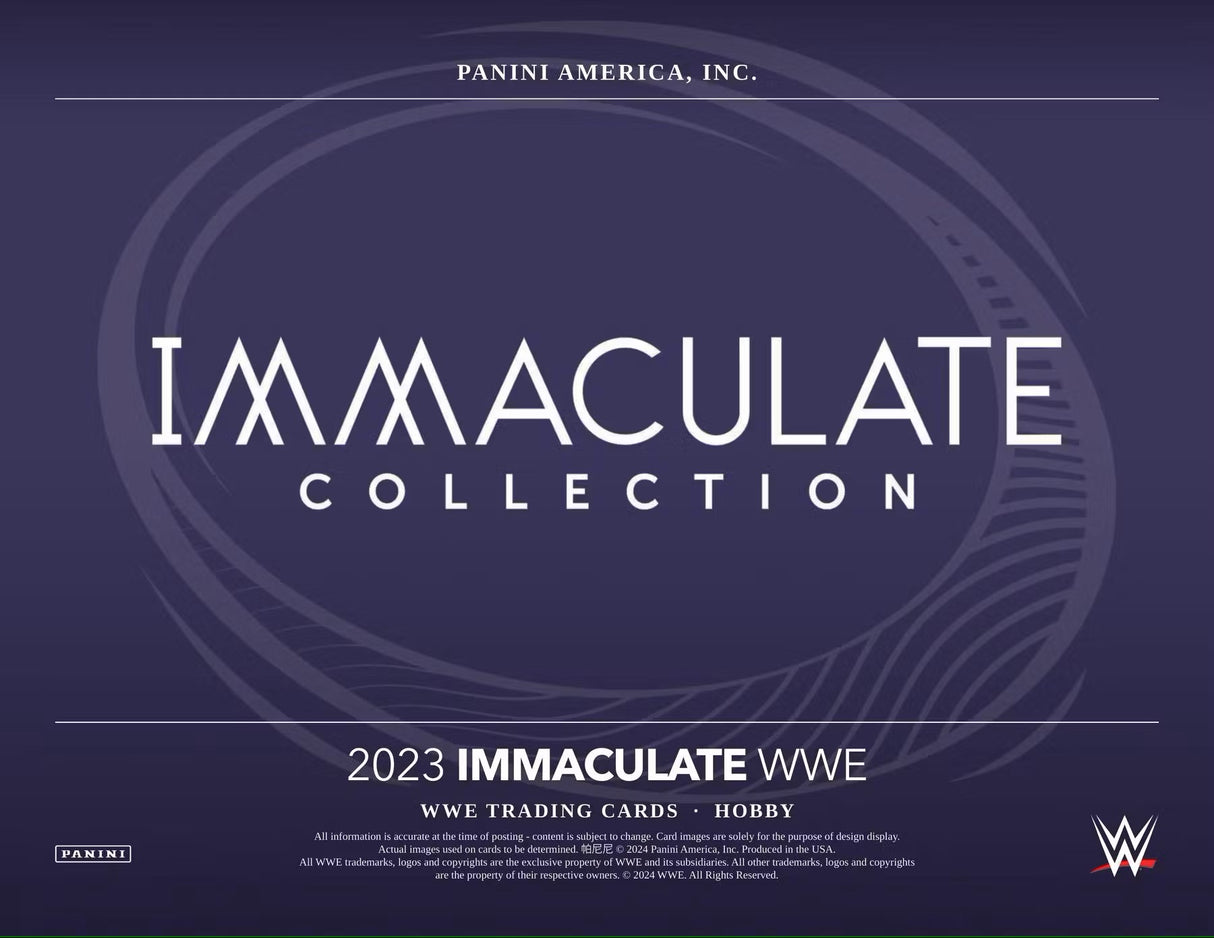 2023 Panini Immaculate WWE Wrestling Hobby Box