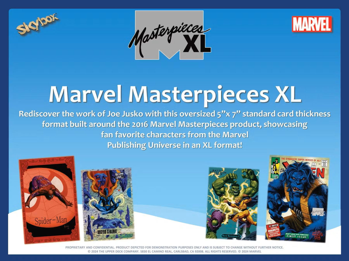 Upper Deck 2024 Marvel Masterpieces XL (featuring Joe Jusko) Hobby Box
