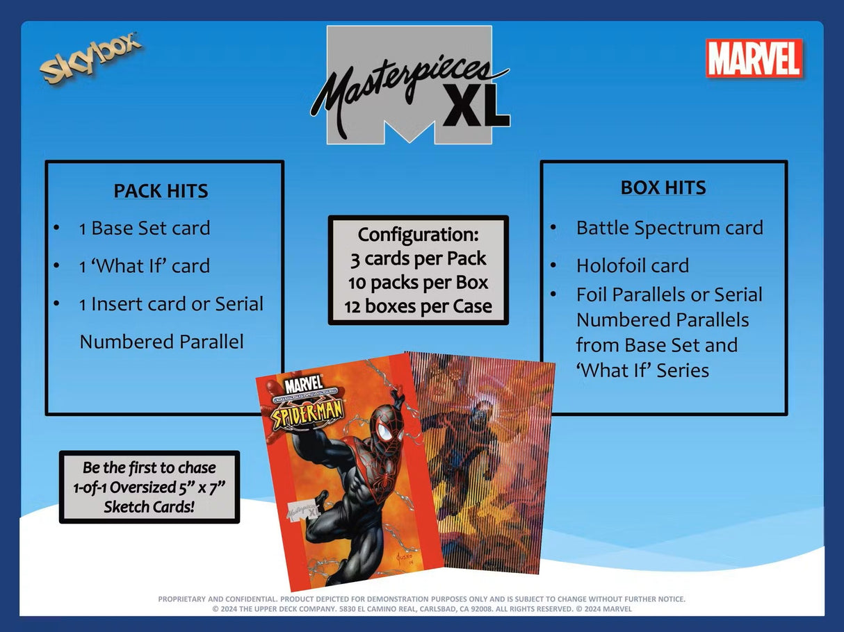 Upper Deck 2024 Marvel Masterpieces XL (featuring Joe Jusko) Hobby Box