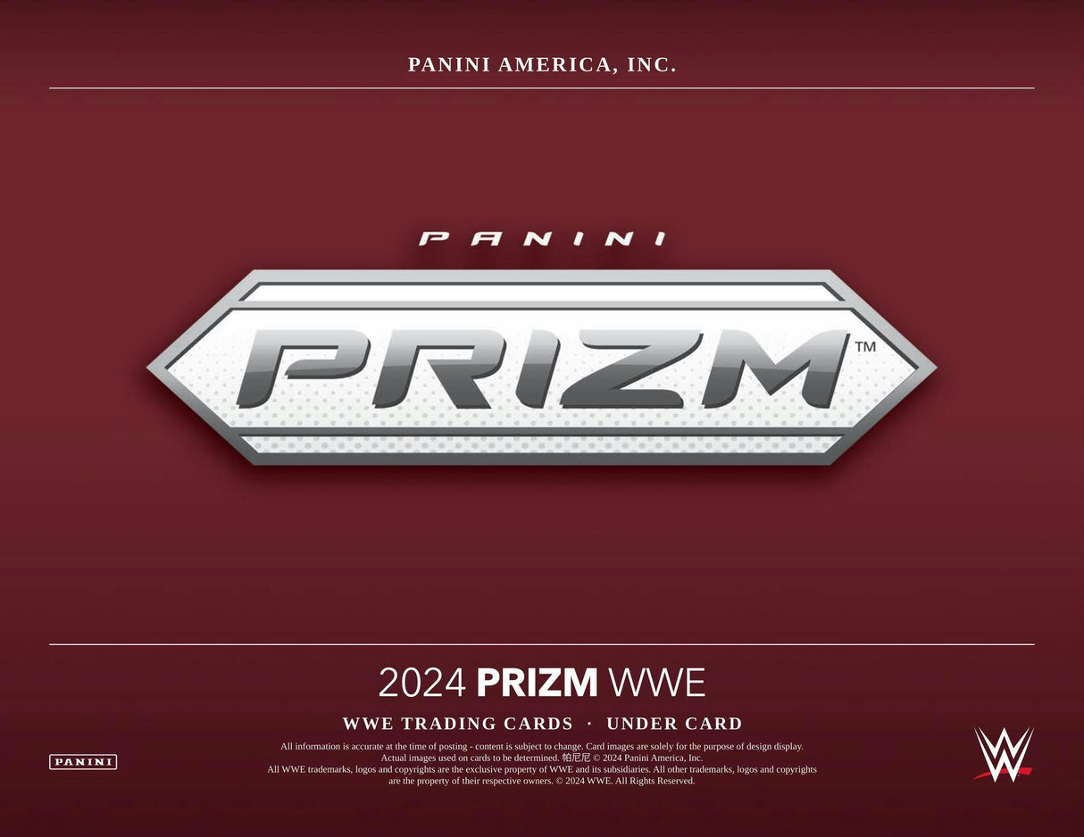 2024 Panini Prizm WWE Wrestling Under Card Box