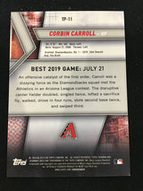 CORBIN CARROLL 2019 Topps Bowman's Best Purple Top Prospects Refractor /250 SP