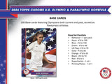 2024 Topps Chrome U.S. Olympic & Paralympic Hopefuls Hobby Box