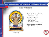 2024 Topps Chrome U.S. Olympic & Paralympic Hopefuls Hobby Box