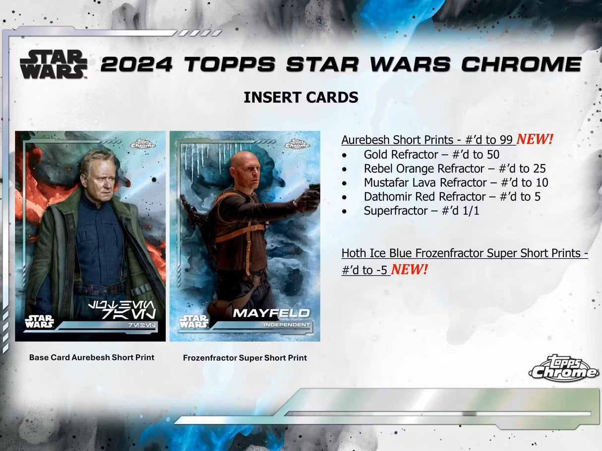 2024 Star Wars Topps Chrome Hobby Box