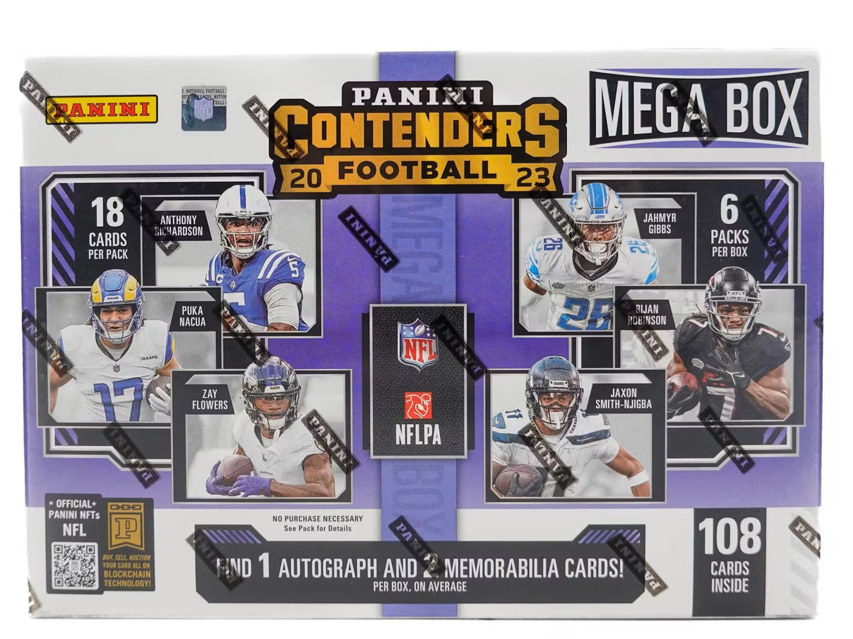 2023 Panini Contenders Football Hobby Mega Box