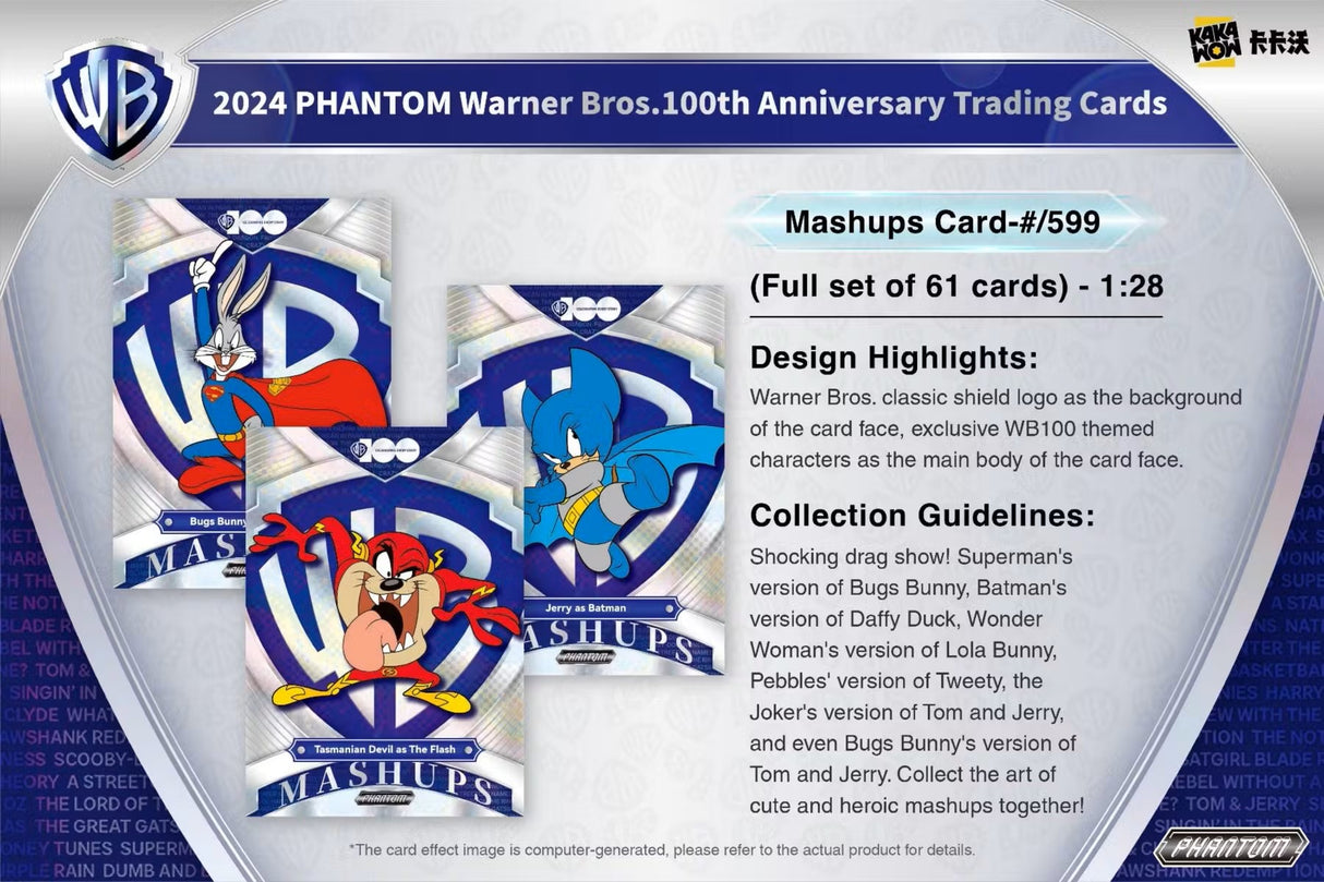 2024 Kakawow Warner Brothers Phantom 100th Anniversary Trading Cards Hobby Box