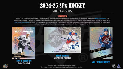 2024/25 Upper Deck SPx Hockey Hobby Box