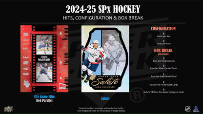 2024/25 Upper Deck SPx Hockey Hobby Box