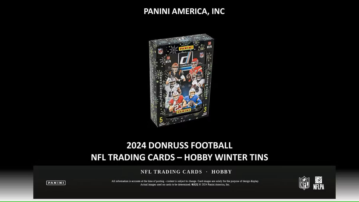 2024 Panini Donruss Football Winter Holiday Tin