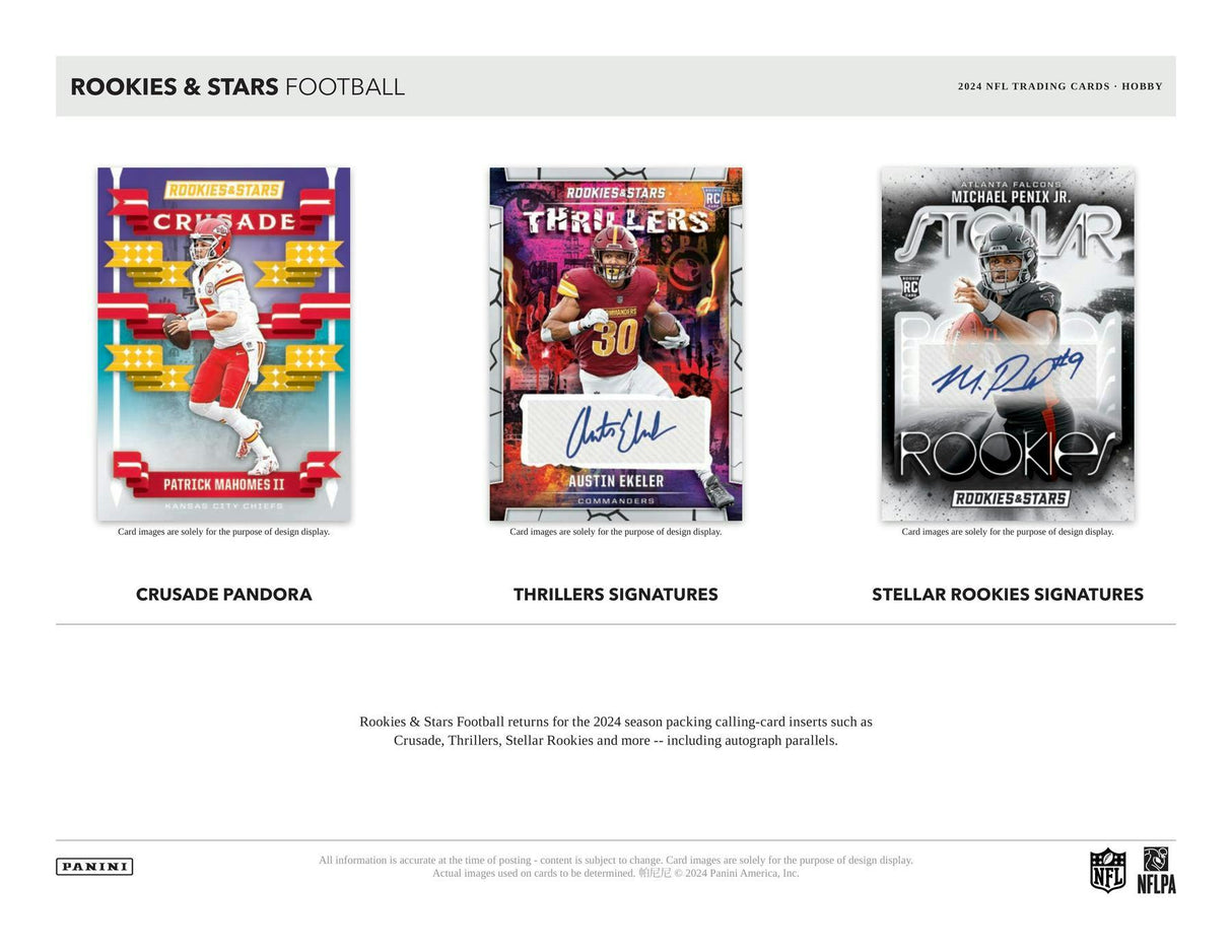 2024 Panini Rookies & Stars Football Hobby Box