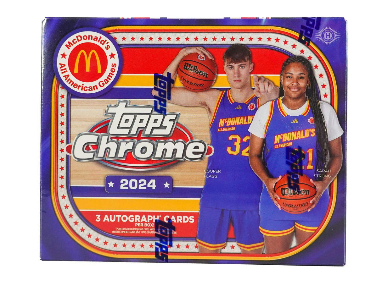 2024 Topps Chrome McDonald's All American Basketball Hobby Box (Cooper Flagg!)