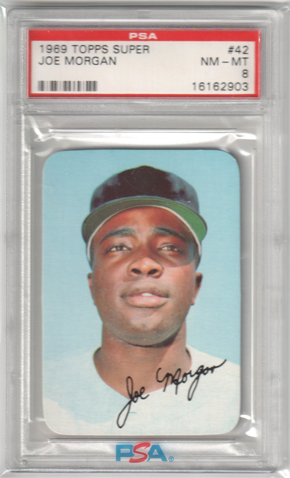 JOE MORGAN 1969 Topps Super #42 PSA 8 NM - ASTROS